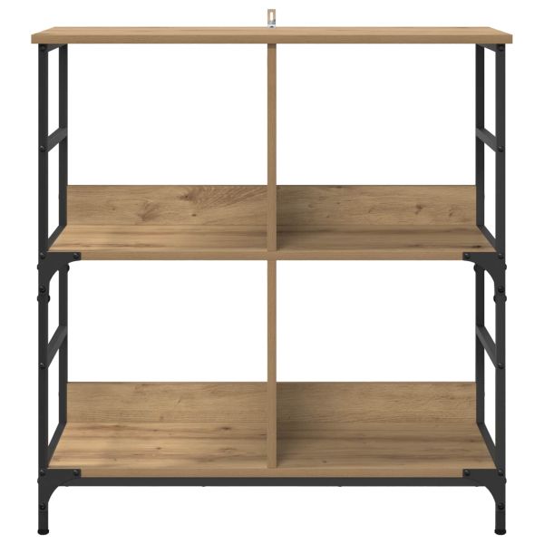 Рафт за книги дъб артизан 78.5 x 33 x 82 см Инженерно дърво