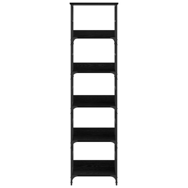 Рафт за книги Черния дъб 50 x 33 x 188,5 см Инженерно дърво