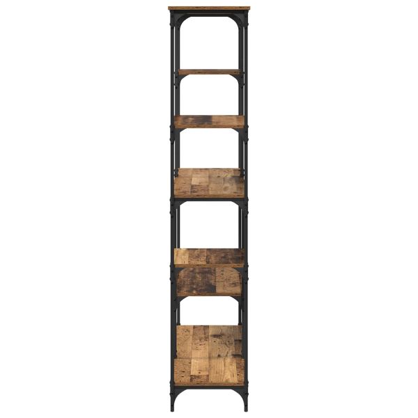 Рафт за книги Старо дърво 99 x 35,5 x 176 cm Инженерно дърво
