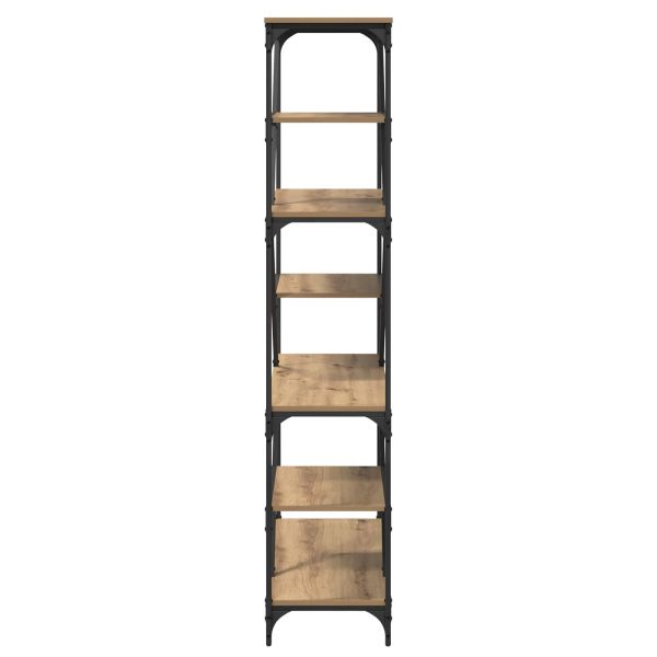 Рафт за книги Дъб 91 x 36 x 176 см Инженерно дърво