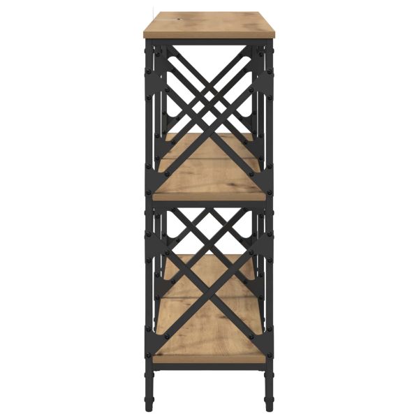 Конзолна маса Дъб 100 x 28 x 80,5 см Инженерно дърво