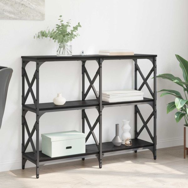 Конзолна маса Черния дъб 100 x 28 x 80,5 см Инженерно дърво