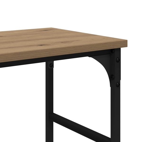 Конзолна маса с рафт Дъб 150 x 29 x 76,5 см Инженерно дърво