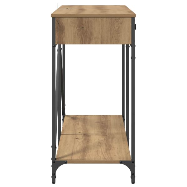 Конзолна маса с чекмедже Дъб 100 x 39 x 78,5 см Инженерно дърво