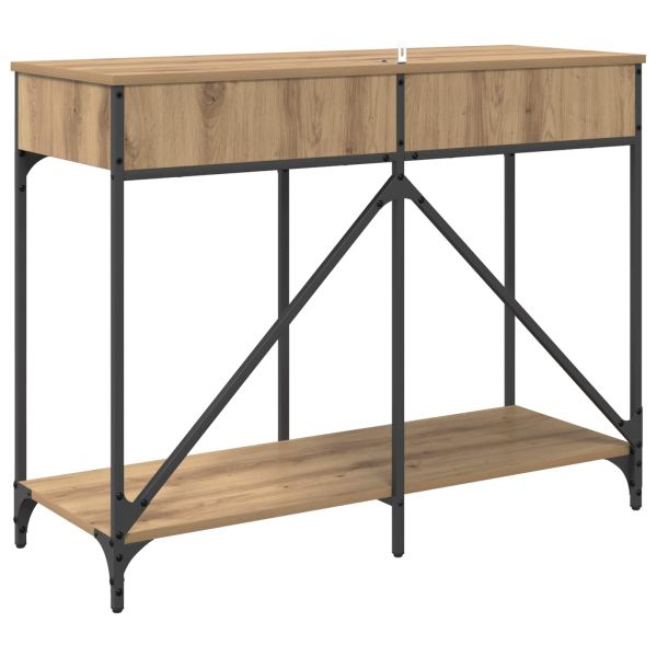 Конзолна маса с чекмедже Дъб 100 x 39 x 78,5 см Инженерно дърво