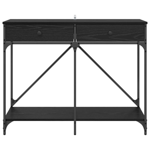Конзолна маса Черния дъб 100 x 39 x 78,5 см Инженерно дърво