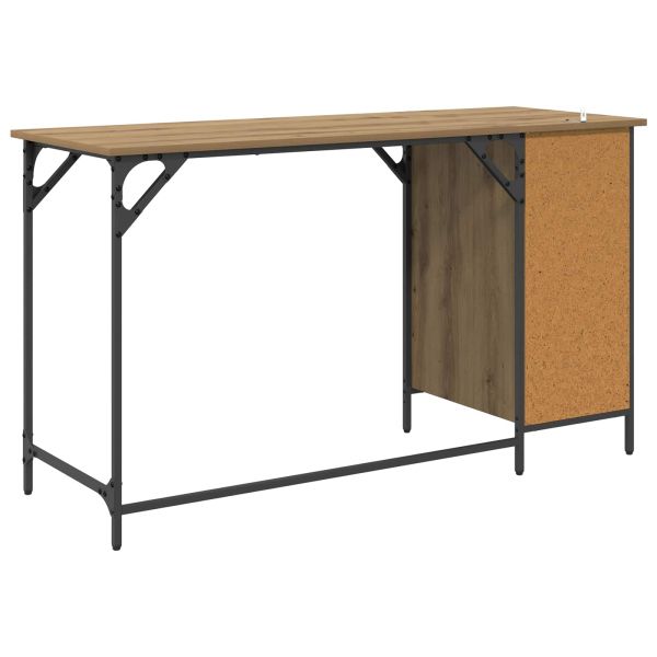 Компютърно бюро с чекмедже Дъб 131 x 48 x 75 см Инженерно дърво