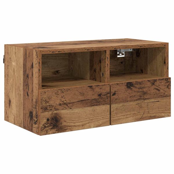 TV стенен шкаф Старо дърво 60 x 30 x 30 cm Инженерно дърво