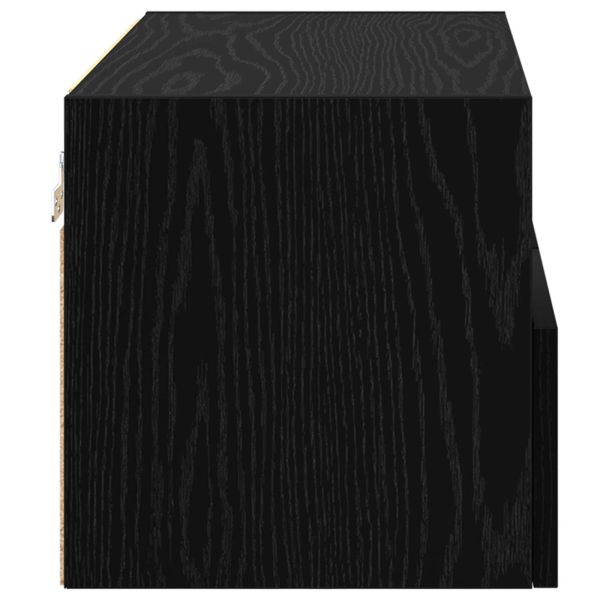 TV стенен шкаф Черния дъб 60 x 30 x 30 cm Инженерно дърво
