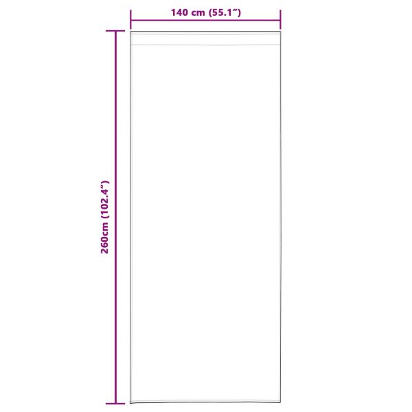 Затъмняващи завеси 2 pcs Крем 140 x 260 cm Кадифе