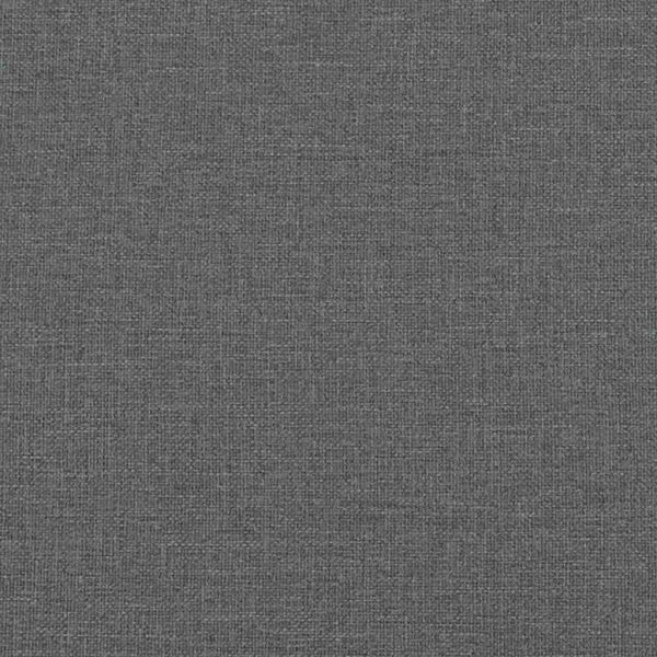 Боксспринг легло с матрак, тъмносиво, 90x200 см, плат