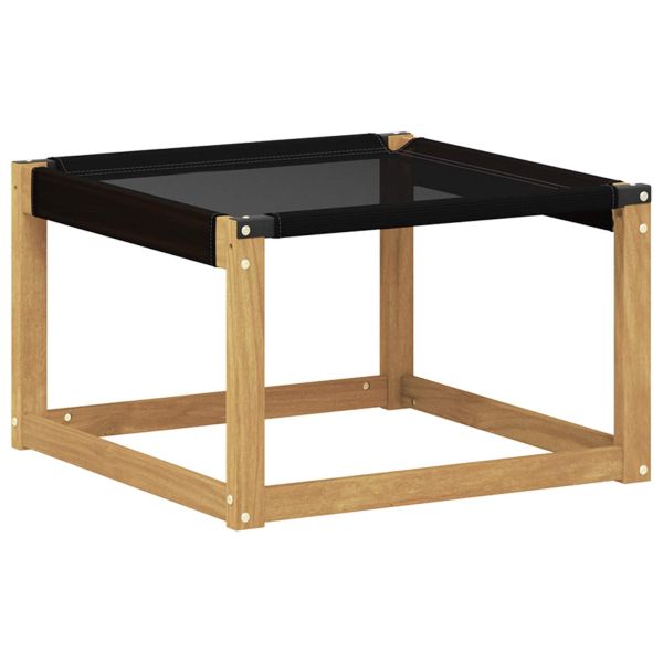 Комплект дивани за открито с възглавница 7 pcs Бяло и черно