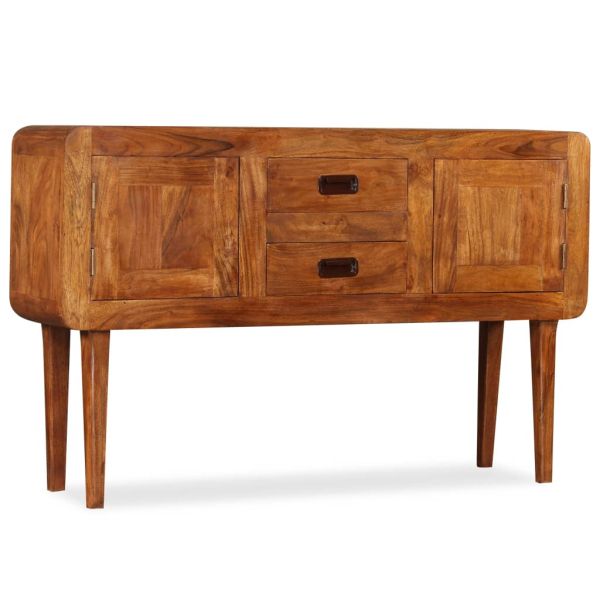 Бюфет масивно дърво с меден финиш 120x30x75 см