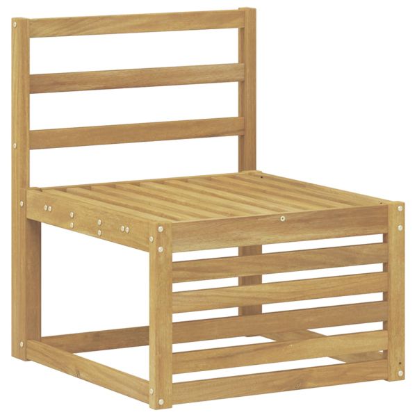 Комплекти дивани 6 pcs Бяло Солидно акациево дърво