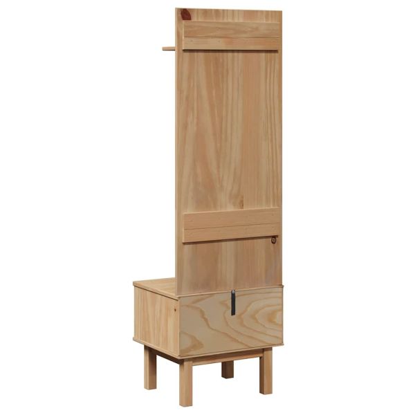 Шкаф портманто OTTA, 50x40x160 см, борово дърво масив