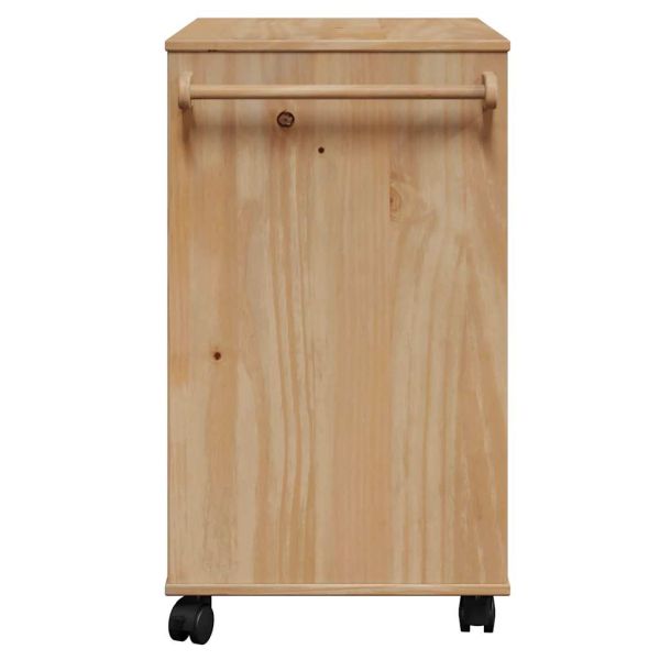 Кухненска количка OTTA 59x45x80 см борово дърво масив