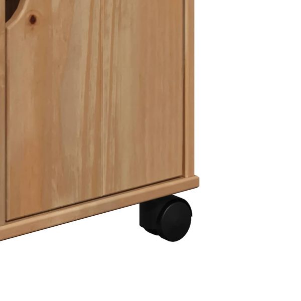 Кухненска количка OTTA 59x45x80 см борово дърво масив