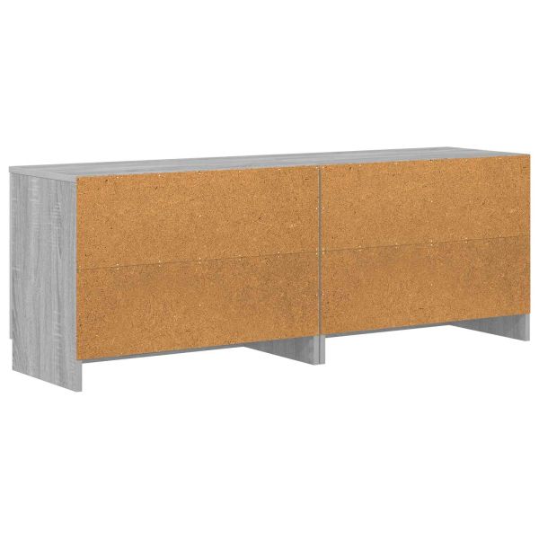 Шкаф за легло със съхранение 2 pcs Сиво Сонома 66 x 35 x 48 см
