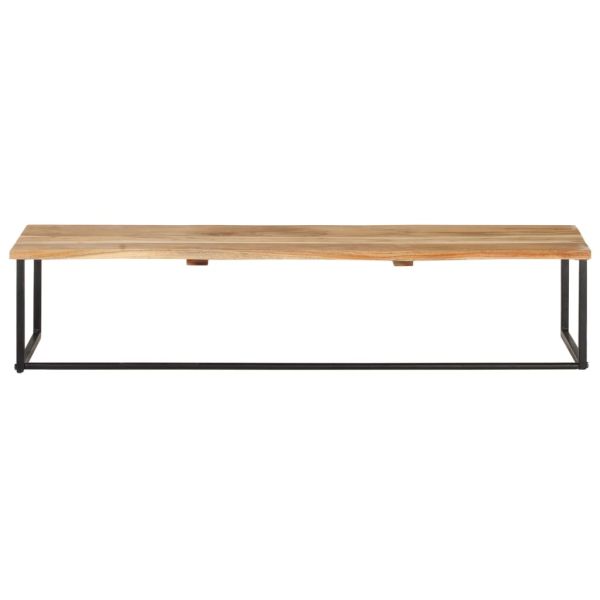 Закачалка с "живи" ръбове, 100x35x22 см, акациево дърво масив