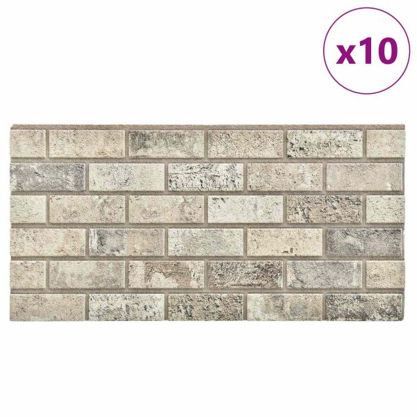 Стенни панели 10 pcs Пясък 100 x 50 cm EPS пяна