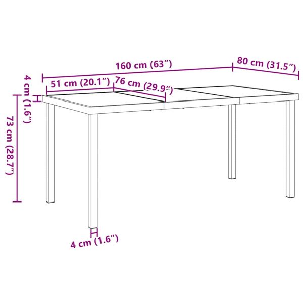 Комплект за хранене в градината 7 pcs Черно полиратан