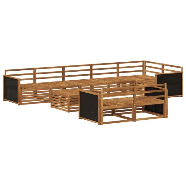 Комплект дивани за открито 9 pcs