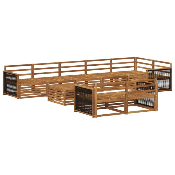 Комплект дивани за открито 9 pcs