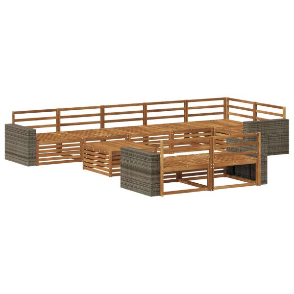 Комплект дивани за открито 9 pcs