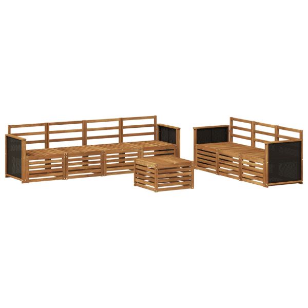 Комплекти дивани 8 pcs Солидно акациево дърво