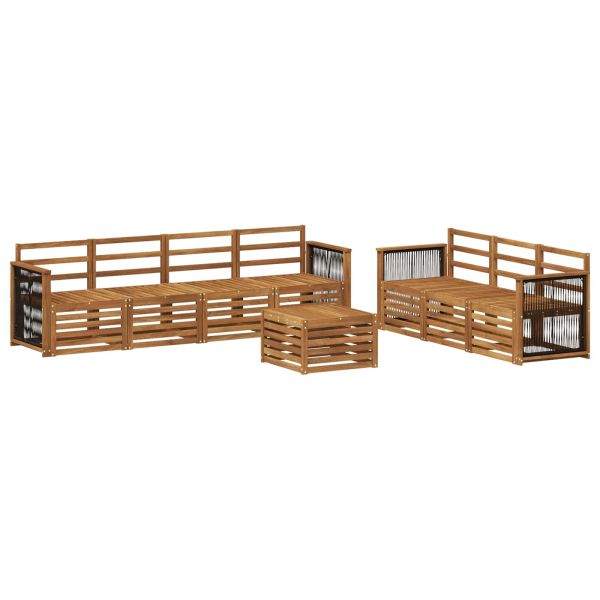 Комплекти дивани 8 pcs Солидно акациево дърво