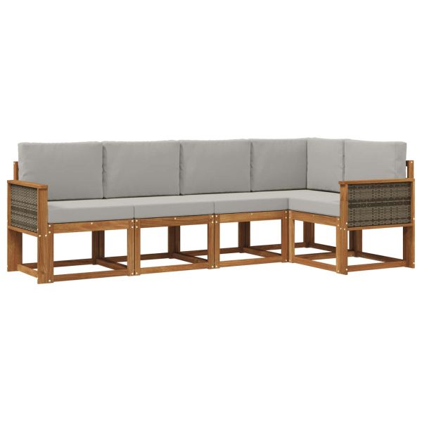 Комплект дивани за открито 4 pcs