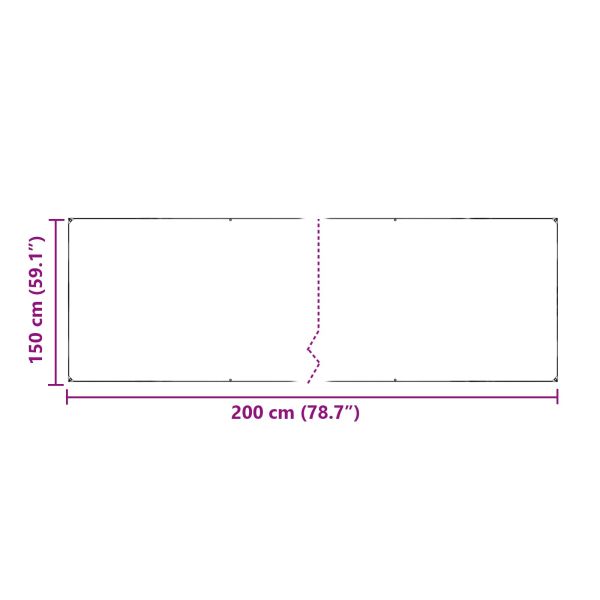 Покритие за растения Прозрачен 2 x 1,5 м ПВЦ