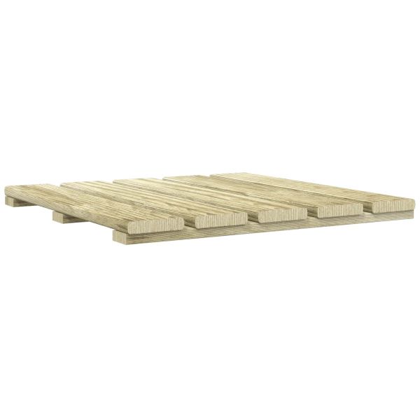 Плочка за decking 12 pcs Зелено 50 x 50 cm
