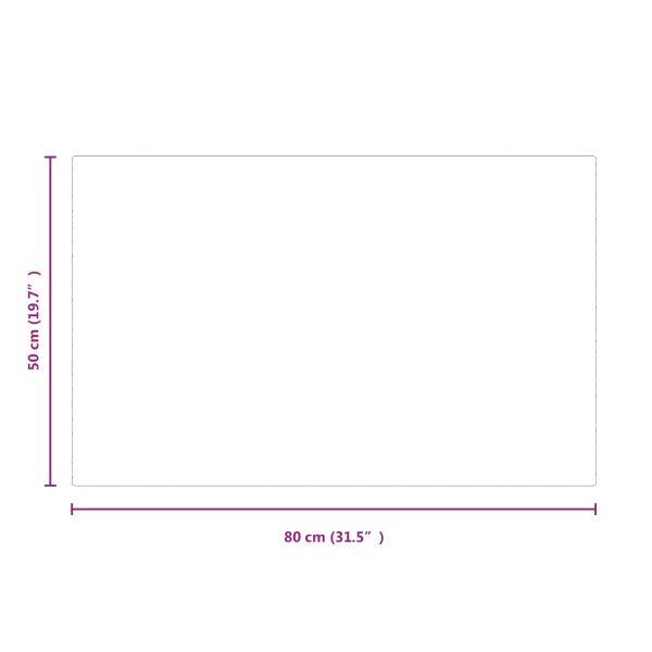 Стъклена плоча за камина Прозрачен 80 x 50 cm Стъкло