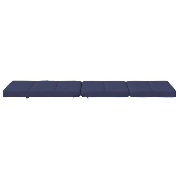 Възглавница за открито 2 pcs Морски син 180 x 55 x 7 см Текстил