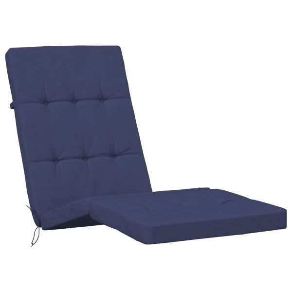 Възглавница за открито 2 pcs Морски син 180 x 55 x 7 см Текстил