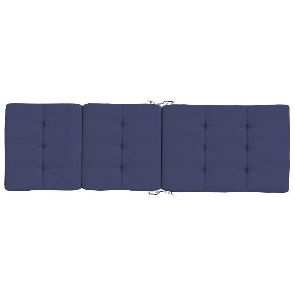Възглавница за открито 2 pcs Морски син 180 x 55 x 7 см Текстил