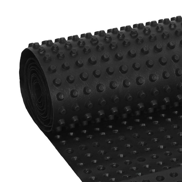 Оребрена дренажна плоча Черно 0,5 x 20 м HDPE