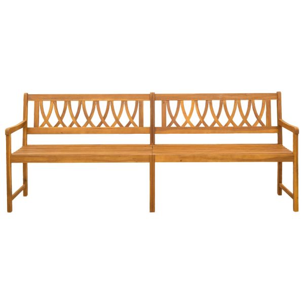Външна пейка Натурално 220 x 55,5 x 90 см