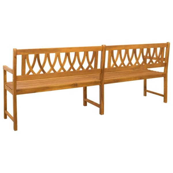 Външна пейка Натурално 220 x 55,5 x 90 см