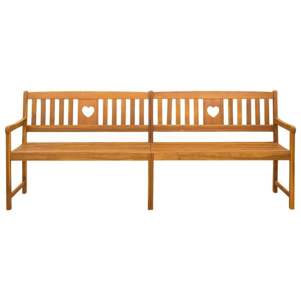 Външна пейка Натурално 220 x 55,5 x 90 см