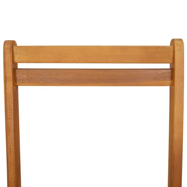 Сгъваеми градински столове 4 pcs Натурално 40 x 53 x 80 см