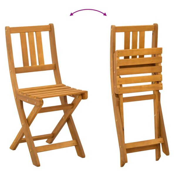 Външни бistro столове 2 pcs Тъмносиво 38 x 46 x 85 см