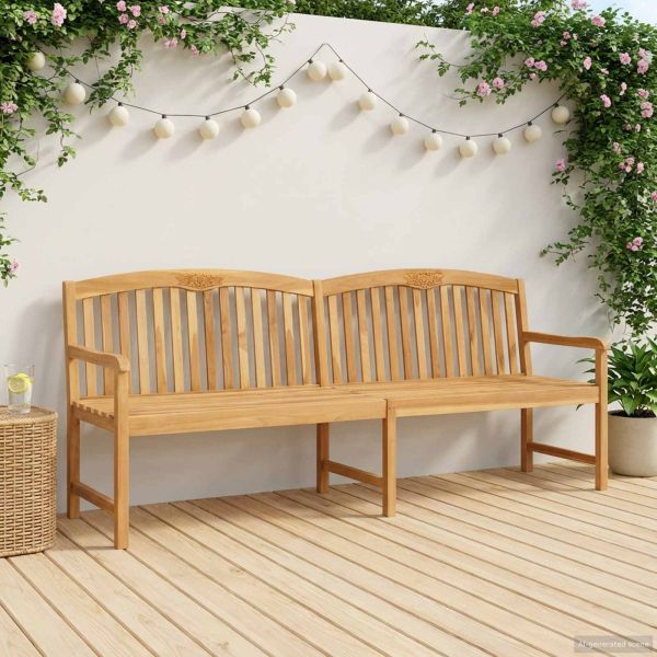 Ръчно изработена розова пейка 228 x 60 x 90 см Натурално