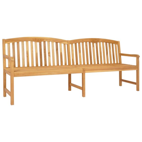 Ръчно изработена розова пейка 228 x 60 x 90 см Натурално