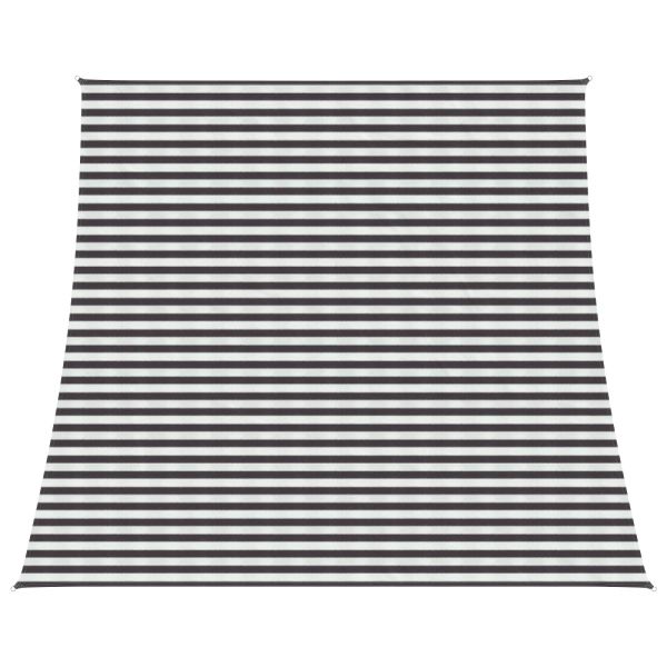 Слънцезащитен плат Антрацит и бяло 4 / 5 x 4 m HDPE