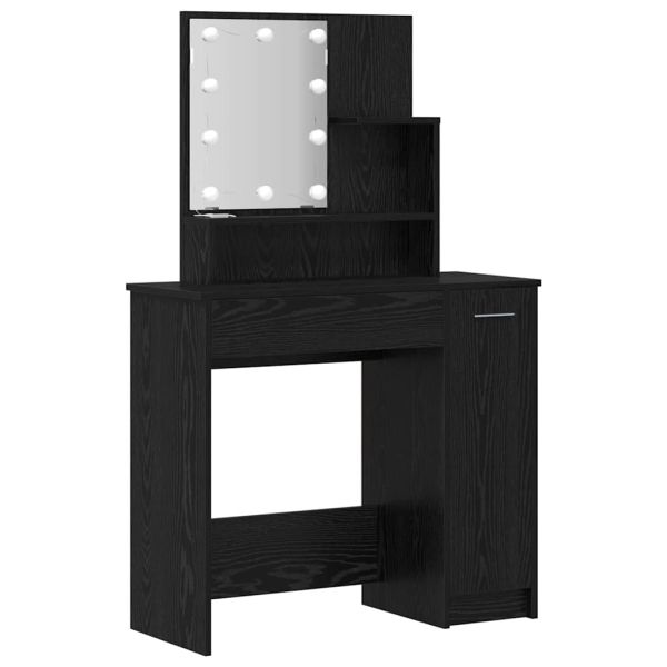 Комплект LED тоалетно огледало 2 pcs Черния дъб Инженерно дърво