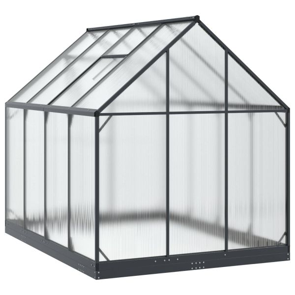 Оранжерия за градина с врата Антрацит 183,5 x 243,5 x 207 см