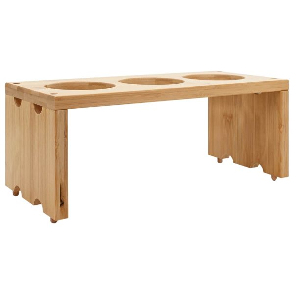 Кухненска количка с колела Светло кафяво 65 x 40,5 x 76,5 см