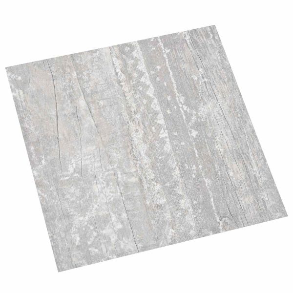 Самозалепващи дъски за настилка 30,5 x 30,5 см 20 pcs ПВЦ Сиво
